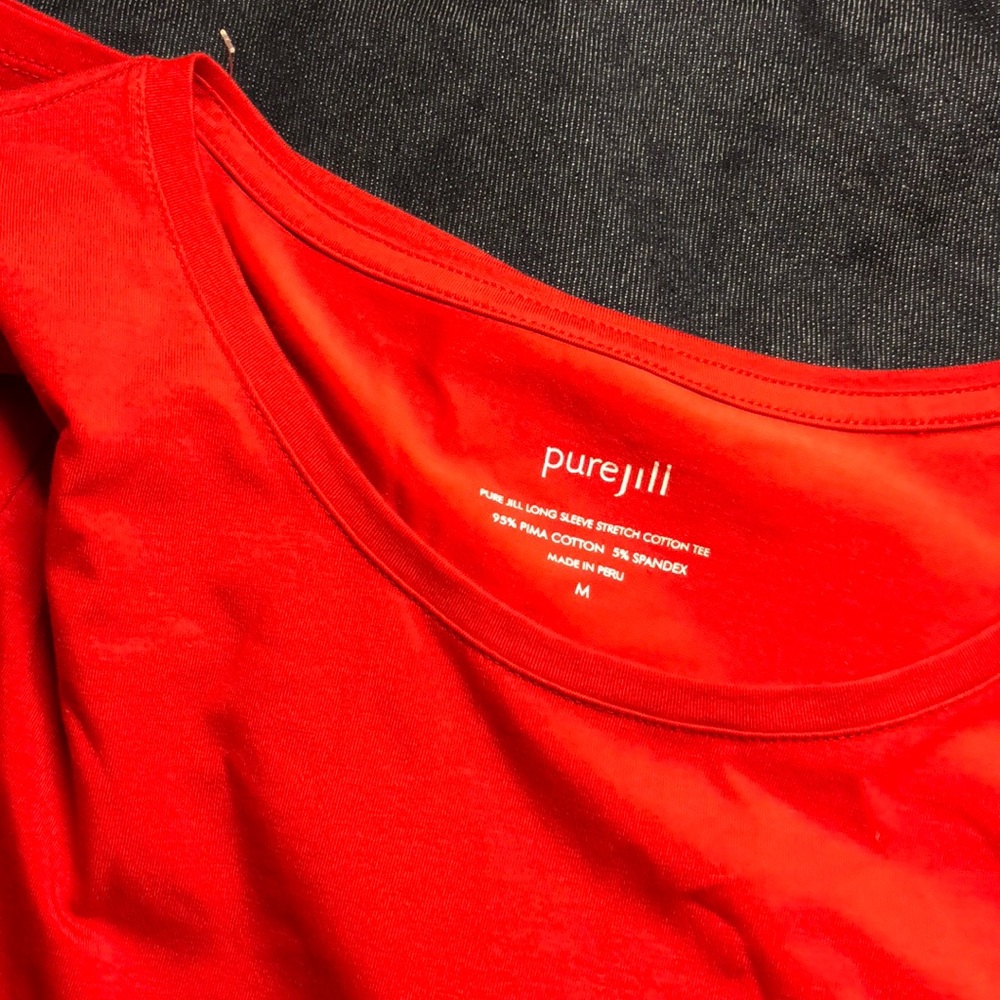 J.Jill Red Top - Picture 4 of 8